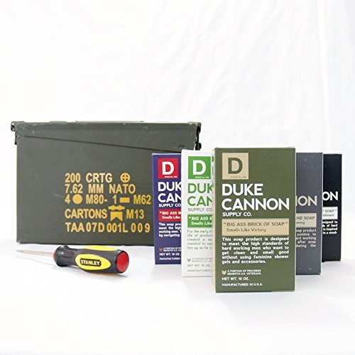 Duke Cannon Ammo Can Gift Set Limited Edition US Military Field Box