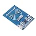 Qunqi MFRC-522 RC522 RFID RF IC Card Inductive Module + S50 White Card + Key Ring for Arduino