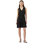 Gap Womens Sleeveless Split Neck Dress