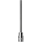 Capri Tools - 3-0606 Long 5 mm Hex Bit Socket, 1/4-Inch Drive, Metric