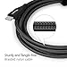 USB C to USB C Cable, iOrange-E Stepped USB Tpye C 6.6ft Braided Cable for Nexus 6P, Nexus 5X, Onplus 5, Samsung Galaxy Note 8, LG G5, Lumia 950, Nokia N1 Tablet, Apple Macbook 12 inch and More, Black