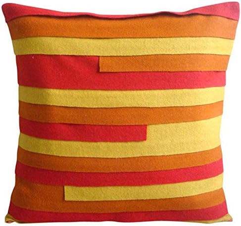 Amazon Com The Homecentric Euro Pillow Sham Luxury Orange Euro