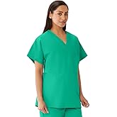 CottonCare Unisex Scrub Tops Jade