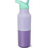 Klean Kanteen Rise Classic Insulated Water Bottle - Keep Drinks Cold for 42 Hours - Stainless Steel - Insulated Water Bottle - Leakproof - Flip Seal Sport Cap - 16 oz - Orchid Kaleidoscope