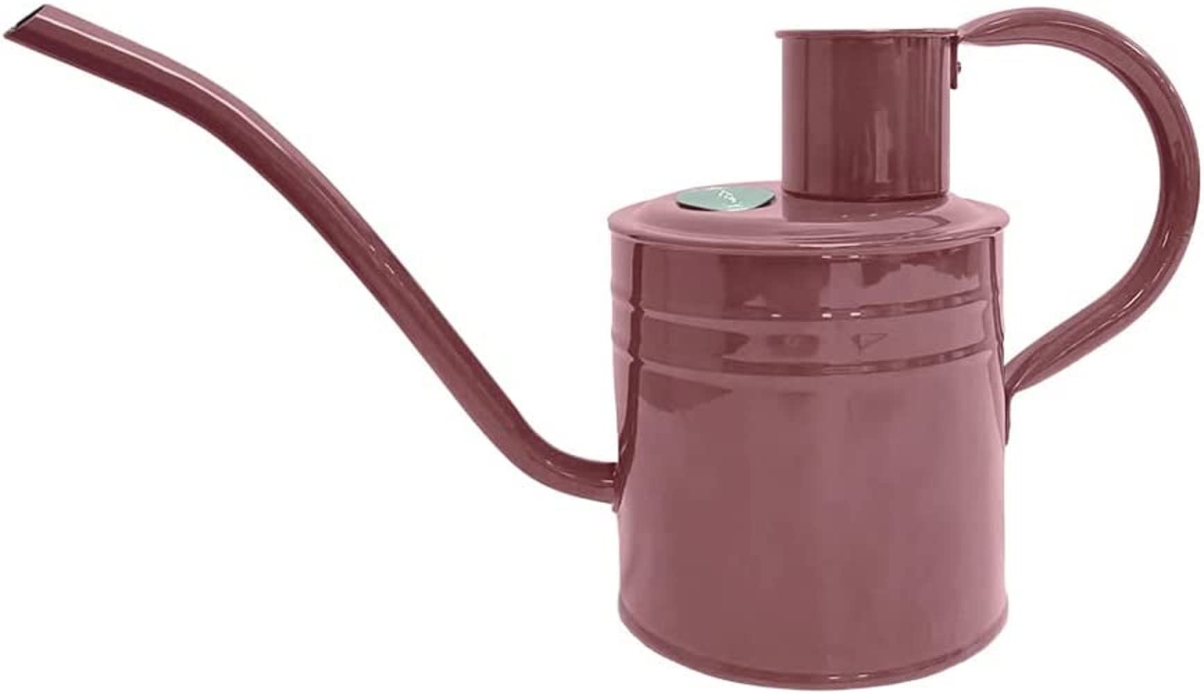 Kent & Stowe 1 Litre Vintage Watering Can in Rose - Galvanised Steel Jug for Watering Indoor Plants - Classic English Style Jug with Raised Rim