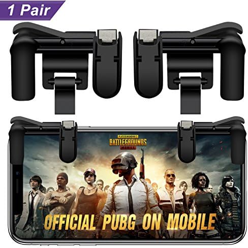 AOJOYS Mobile Game Controller, PUBG Game Controller for Phone R1L1 Mobile Gaming Trigger for Fortnite/Rules of Survival