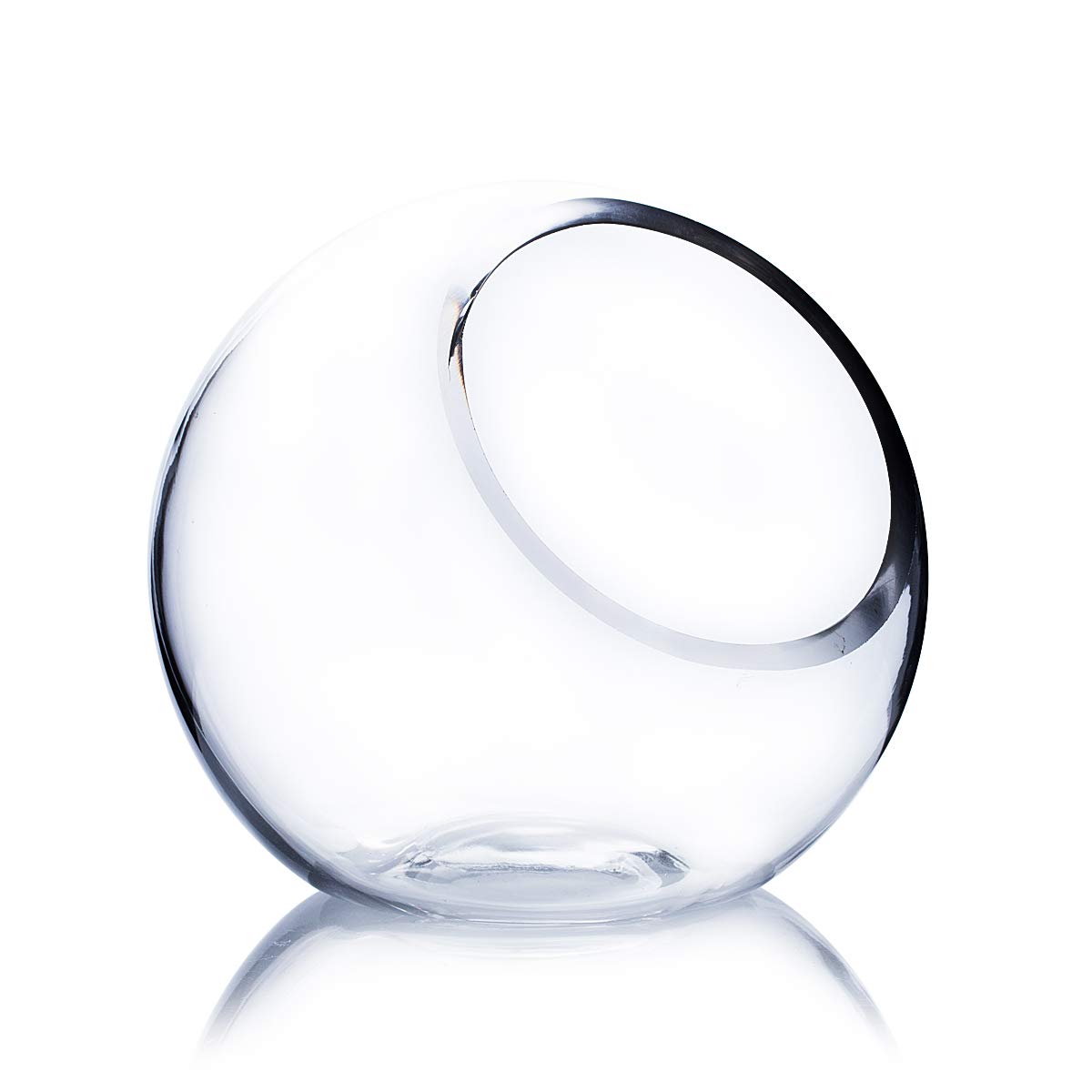 WGVI Glass Vase, 1 Piece, Orbit 5.5" H