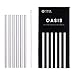 OASIS Premium Straight Glass Straws Set - 6 Pack, 9