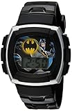 DC Comics Boy's Quartz Plastic Casual Watch, Color:Black (Model: BAT4120)