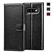 KILINO Galaxy S10 Plus Wallet Case [PU Leather] [Soft TPU] [RFID Blocking] [Shock-Absorbent Bumper] [Card Slots] [Kickstand] [Magnetic Closure] Flip Folio Cover for Samsung Galaxy S10+ (Black)