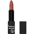 e.l.f. O Face Satin Lipstick, Richly Pigmented, Nourishing & Long-Lasting Creamy Lipstick, Infused With Jojoba, Vegan & Cruelty-Free, Standing Ovation