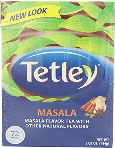 Tetley Tea, Masala, 72 Count Box (Pack of 2)