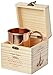 [GIFT SET] Advanced Mixology Moscow Mule Pure Copper Mug with Artisan Hand Crafted Wooden Box and Coaster Gift Set