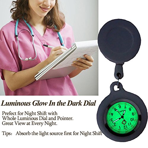 Nurse Watch, Watch with Second Hand for Nurses, Nurse Watches, Clip on