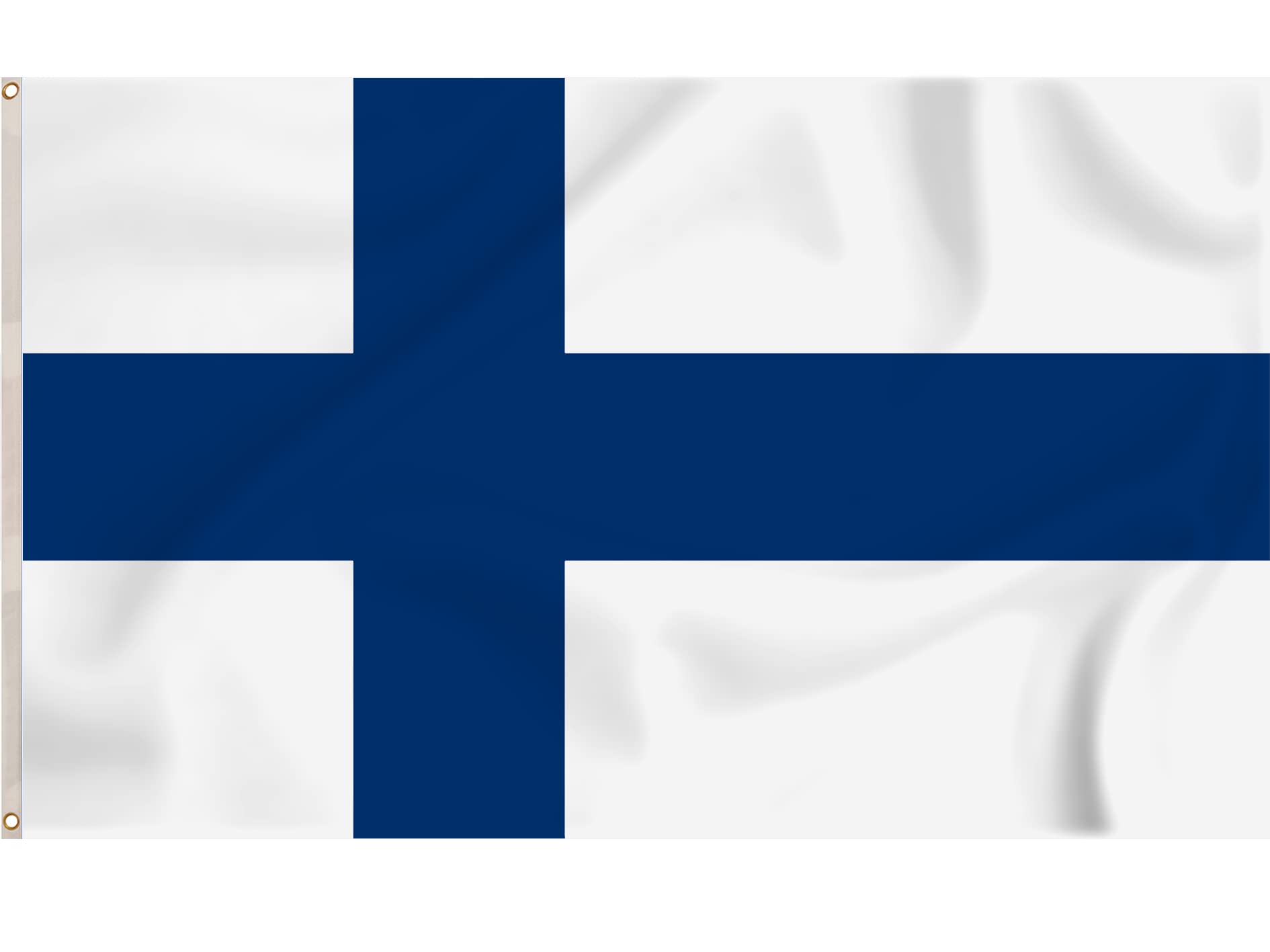 Storm&Lighthouse Finland Finland Flag 5ft x 3ft European Flags With Eyelets