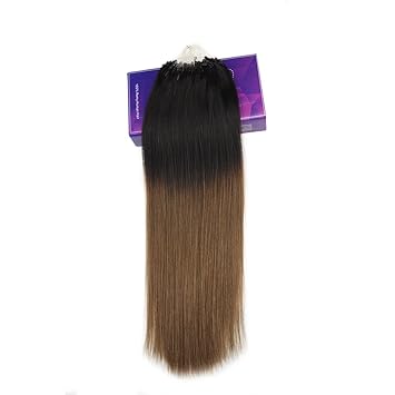 Amazon Com Laavoo 18inch Micro Loop Hair Extensions Balayage