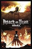 Trends International Attack on Titan Fire Wall Poster 22.375" x 34"