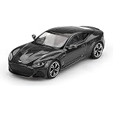 Diecast Model Car Compatible with Mini GT 1:64 Aston Martin DBS 007 Edition Black Limited Edition MGT01008