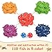 GAMENOTE Addition & Subtraction Wooden Magnetic Fishing Game - 110 Math Facts Within 20 for Kindergarden 1st 2nd 3rd Grade Kids (Include 2 Poles & 2 Dice & Activity Guide)