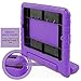BUDDIBOX iPad Mini Case, [EVA Series] Shock Resistant [Kids Safe][STAND Feature] Carrying Case for Apple Mini iPad 1/2 / 3/4 and Retina, (Purple)