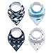 Quest Sweet - Baby Bandana Drool Bibs - 4 Pack Set, One Size, Color Et11