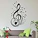 SOLEDI Wall Stickers Music Note New Fashion Vinyl Wall Art Decal Wall Sticker Home Arts Wall Decor Decoration Hot