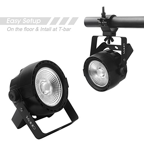 OPPSK 30W Black Light with COB UV LED Stage Lights by IR Remote DMX