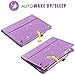 BENTOBEN iPad Air 2 Case, iPad Air 1 Case, iPad 6th Generation Case, iPad 5th Gen Case, Glitter PU Leather Folio Stand Smart Cover Auto Wake/Sleep Case for iPad Air 1/2, iPad 9.7 2018/2017, Purple