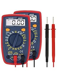 AstroAI   Multímetro digital con medidor de voltaje Ohm Volt Amp y diodo (reacondicionado certificado)