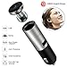 Gosund XP01 2 in 1 Mini Wireless Bluetooth Earbud USB Headphone Car Charger Car Adapter Headset Hands-Free kit Bluetooth earphones with Mic Kit (Silver)