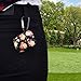 Accessories with Keychain （Black Rose