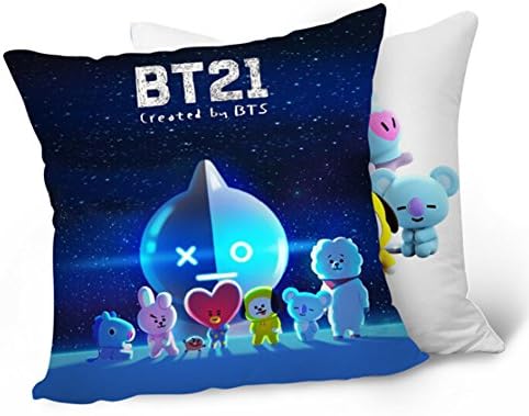 2018 New BTS Bangtanboys Double-sided Pillow Sofa Cushion Cotton Throw Pillow By Bestomrogh