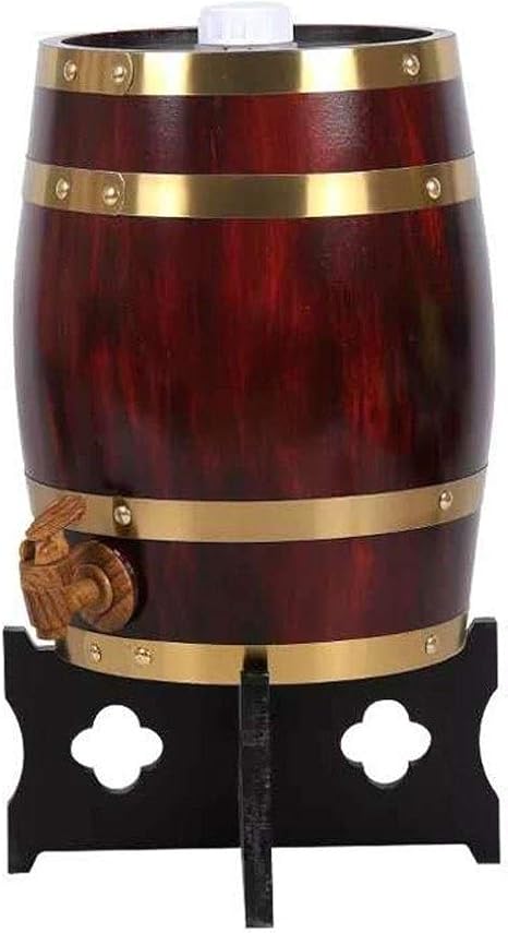 Amazon 木製ワイン樽 木製オーク樽 ウイスキー樽 ステレオ水ディスペンサー に適し バー または大規模な集まり 収納できます ビール ブランデー ワイン 15l Color Retro Color ビールサーバー オンライン通販