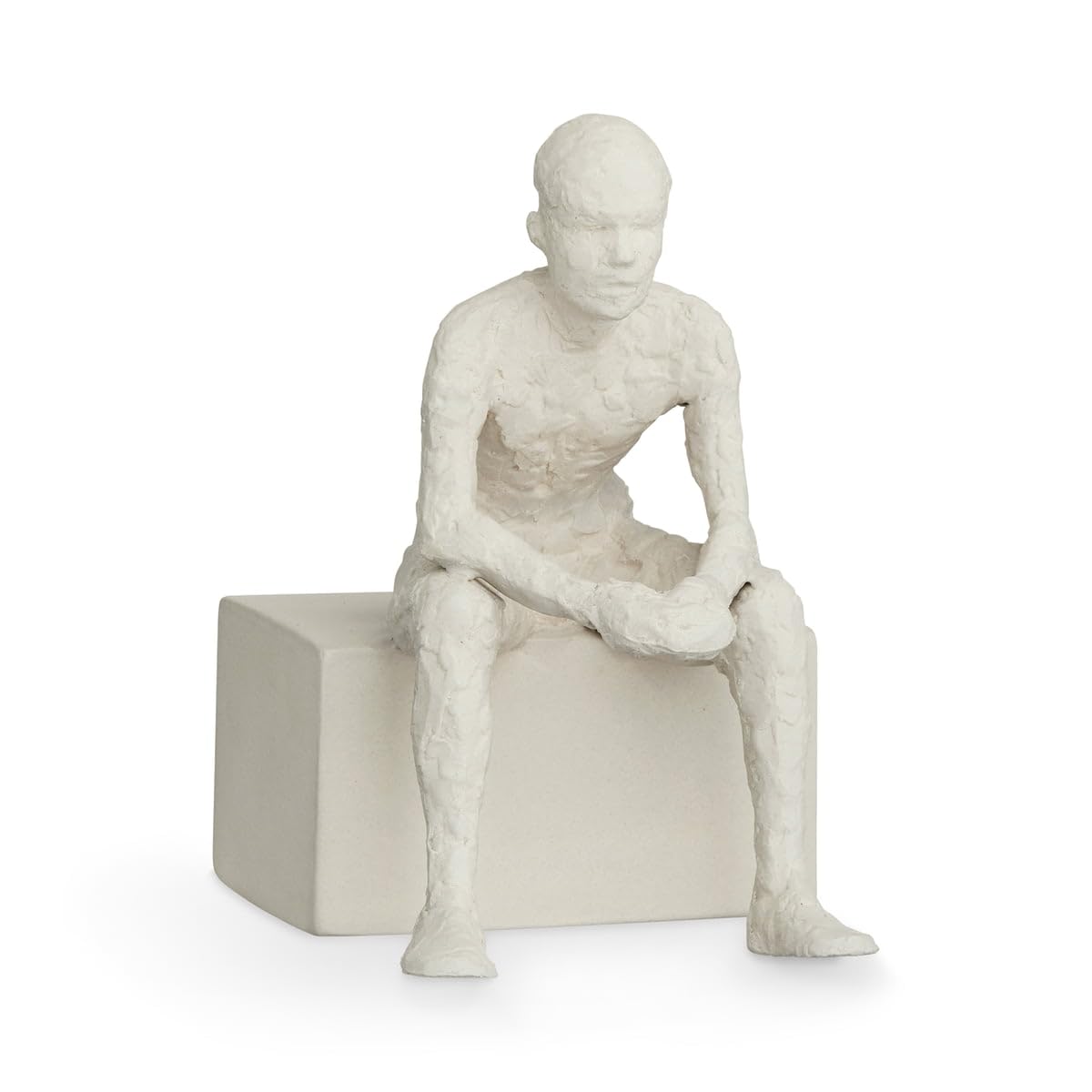 Kähler The Reflective Character Sculptures Height 14 cm Unglazed, White