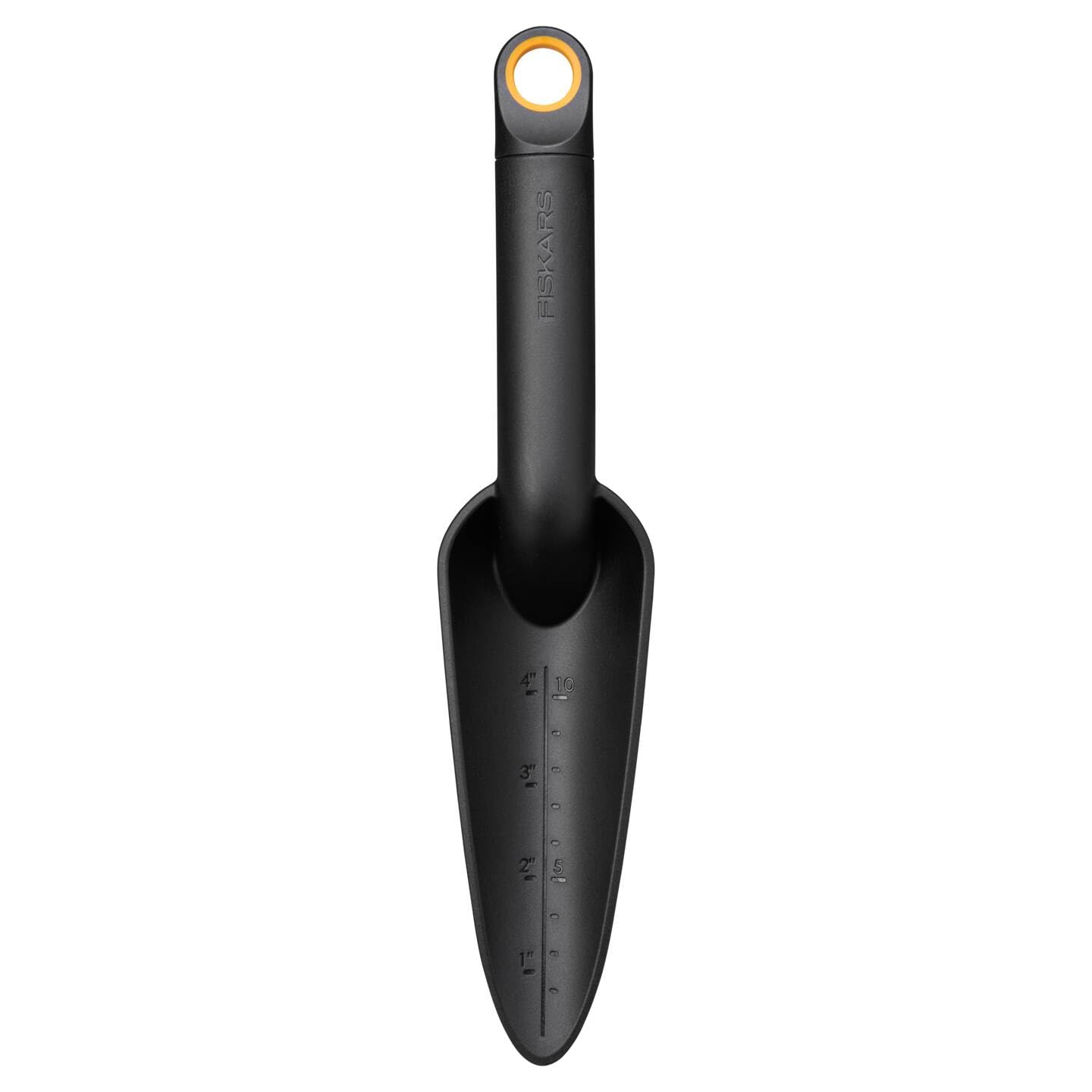 Fiskars planting and transplanting trowel, Solid, length: 28 cm, black/orange, FiberComp steel, 1072101