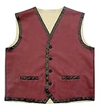 The Warriors Gang Costume Leather Vest Jacket and Bandana (Adult Small/Medium)