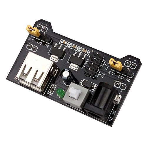 JBtek Breadboard Power Supply Module 3.3V/5V for Arduino Board Solderless Breadboard