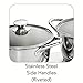 Tramontina 80154/533DS Home Appliances Triple-Hob Electric Buffet Warmer with Stainless Steel Triply Base Cookware, 7 Piece