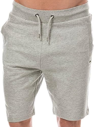 Le Shark Mens Shorts Sweat Gym Fashion Jogging Bottom Fleece Brushback Fit Lorne,Grey MARL,M