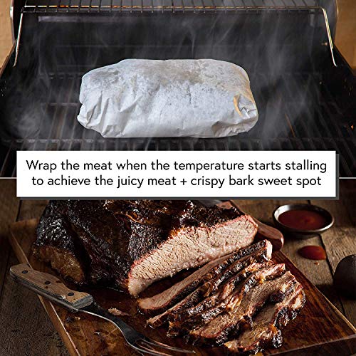 White Butcher Paper Roll 24 Inches by 200 Feet (2400 Inches) - USA Made, Fda Approved - Butcher Paper for Smoking Meat, BBQ Butcher Paper, White Wrapping Paper