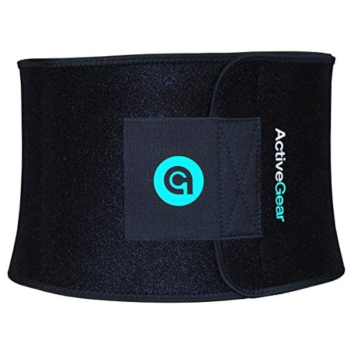 ActiveGear Waist Trimmer Belt Slim Body Sweat Wrap for Stomach and Back Lumbar Support - Image 7