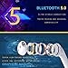 Wireless Earbuds Bluetooth Headphones IPX8 Waterproof Stereo Earbuds with Microphone, LED Battery Display 29H Playtime, Noise-Cancelling Headset with Charging Casethumb 1