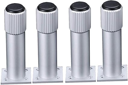 DFJU Tischbeine Metallküchenfüße Sofabeine Schrankbeine Möbelfüße, 4 x