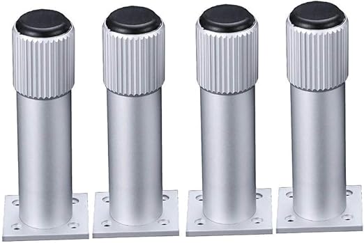 DFJU Tischbeine Metallküchenfüße Sofabeine Schrankbeine Möbelfüße, 4 x