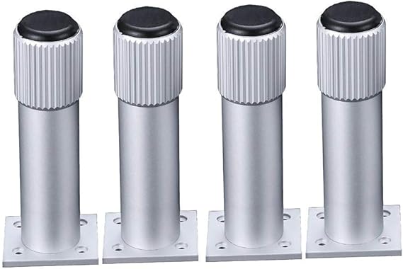 DFJU Tischbeine Metallküchenfüße Sofabeine Schrankbeine Möbelfüße, 4 x