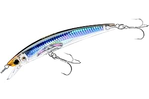 DUEL Yo-Zuri Crystal 3D (F) 90Mm 3-1/2" Minnow, Real Mullet