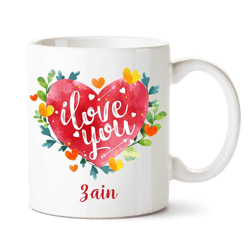 Buy Zain I Love You Ceramic Coffee Name Mug Online At Low Prices