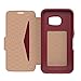 OTTERBOX Strada Series Leather Wallet Case for Samsung Galaxy S7 - Frustration FRĒe Packaging - Ruby Romance (Flame RED/Flame Leather)
