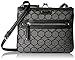 Nine West 9 Jacquard Xbody, Black/Grey Metallic/Black