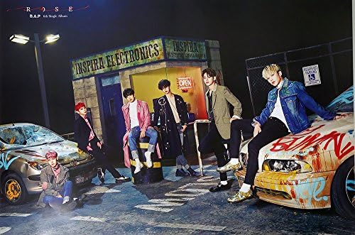 B.A.P BAP - ROSE [B ver.] (6th Single Album) OFFICIAL POSTER with Tube Case 29.9 x 20.5 inches
